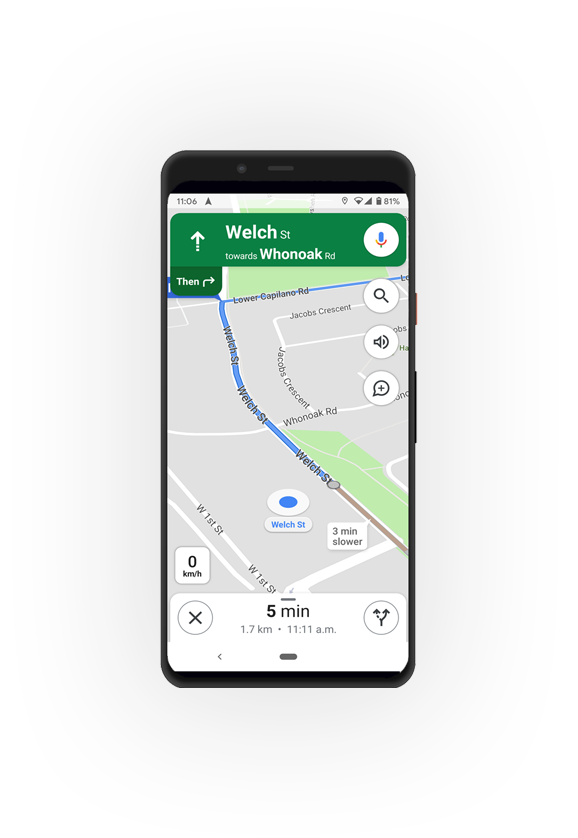 Driver App with Turn by Turn directions