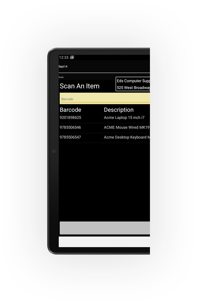 warehouse scan to verify shipments inventory